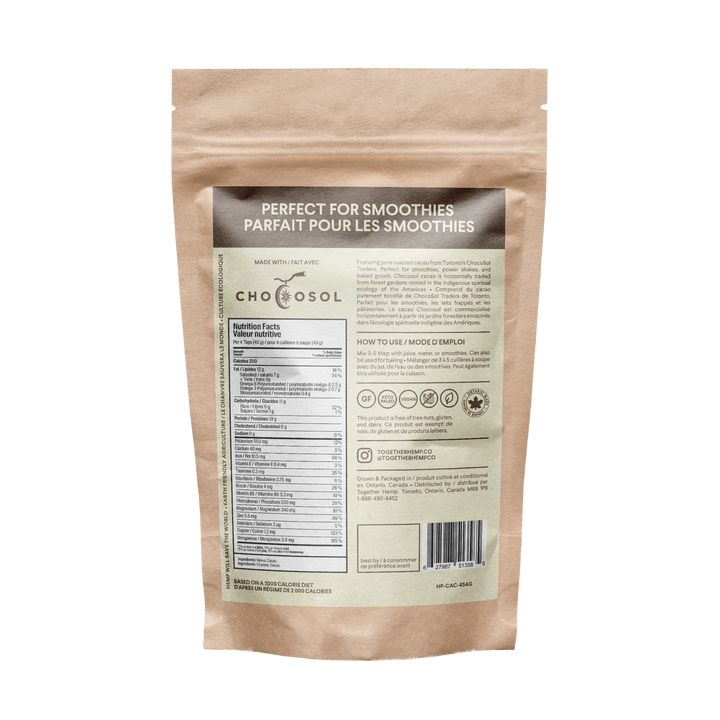 hemp protein powder - cacao